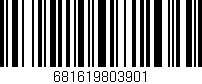 Código de barras (EAN, GTIN, SKU, ISBN): '681619803901'