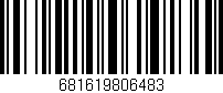 Código de barras (EAN, GTIN, SKU, ISBN): '681619806483'