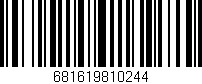 Código de barras (EAN, GTIN, SKU, ISBN): '681619810244'