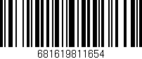 Código de barras (EAN, GTIN, SKU, ISBN): '681619811654'