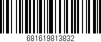 Código de barras (EAN, GTIN, SKU, ISBN): '681619813832'