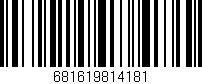 Código de barras (EAN, GTIN, SKU, ISBN): '681619814181'