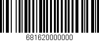 Código de barras (EAN, GTIN, SKU, ISBN): '681620000000'