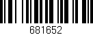 Código de barras (EAN, GTIN, SKU, ISBN): '681652'