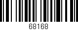 Código de barras (EAN, GTIN, SKU, ISBN): '68168'