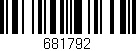 Código de barras (EAN, GTIN, SKU, ISBN): '681792'