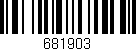 Código de barras (EAN, GTIN, SKU, ISBN): '681903'