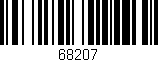 Código de barras (EAN, GTIN, SKU, ISBN): '68207'