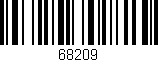 Código de barras (EAN, GTIN, SKU, ISBN): '68209'
