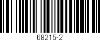 Código de barras (EAN, GTIN, SKU, ISBN): '68215-2'