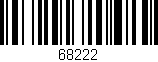 Código de barras (EAN, GTIN, SKU, ISBN): '68222'