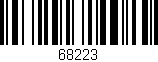 Código de barras (EAN, GTIN, SKU, ISBN): '68223'