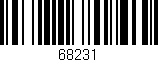 Código de barras (EAN, GTIN, SKU, ISBN): '68231'