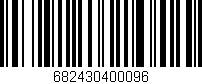 Código de barras (EAN, GTIN, SKU, ISBN): '682430400096'