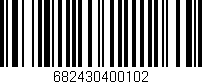 Código de barras (EAN, GTIN, SKU, ISBN): '682430400102'