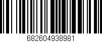 Código de barras (EAN, GTIN, SKU, ISBN): '682604938981'