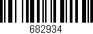 Código de barras (EAN, GTIN, SKU, ISBN): '682934'