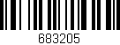 Código de barras (EAN, GTIN, SKU, ISBN): '683205'