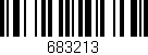 Código de barras (EAN, GTIN, SKU, ISBN): '683213'
