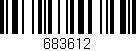 Código de barras (EAN, GTIN, SKU, ISBN): '683612'