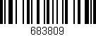 Código de barras (EAN, GTIN, SKU, ISBN): '683809'