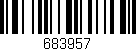 Código de barras (EAN, GTIN, SKU, ISBN): '683957'