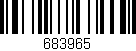 Código de barras (EAN, GTIN, SKU, ISBN): '683965'