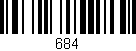 Código de barras (EAN, GTIN, SKU, ISBN): '684'