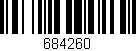 Código de barras (EAN, GTIN, SKU, ISBN): '684260'