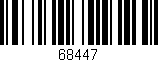 Código de barras (EAN, GTIN, SKU, ISBN): '68447'