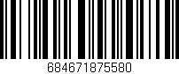 Código de barras (EAN, GTIN, SKU, ISBN): '684671875580'
