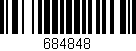 Código de barras (EAN, GTIN, SKU, ISBN): '684848'