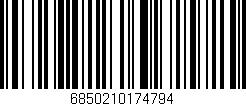 Código de barras (EAN, GTIN, SKU, ISBN): '6850210174794'