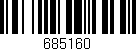 Código de barras (EAN, GTIN, SKU, ISBN): '685160'