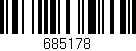 Código de barras (EAN, GTIN, SKU, ISBN): '685178'