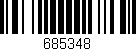 Código de barras (EAN, GTIN, SKU, ISBN): '685348'