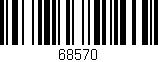 Código de barras (EAN, GTIN, SKU, ISBN): '68570'