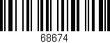 Código de barras (EAN, GTIN, SKU, ISBN): '68674'