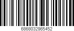 Código de barras (EAN, GTIN, SKU, ISBN): '6868032965452'