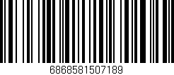 Código de barras (EAN, GTIN, SKU, ISBN): '6868581507189'