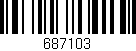 Código de barras (EAN, GTIN, SKU, ISBN): '687103'