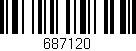 Código de barras (EAN, GTIN, SKU, ISBN): '687120'