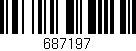 Código de barras (EAN, GTIN, SKU, ISBN): '687197'