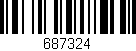 Código de barras (EAN, GTIN, SKU, ISBN): '687324'