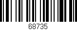Código de barras (EAN, GTIN, SKU, ISBN): '68735'