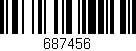 Código de barras (EAN, GTIN, SKU, ISBN): '687456'