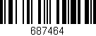 Código de barras (EAN, GTIN, SKU, ISBN): '687464'