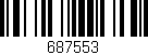 Código de barras (EAN, GTIN, SKU, ISBN): '687553'