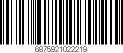 Código de barras (EAN, GTIN, SKU, ISBN): '6875921022219'