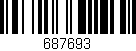 Código de barras (EAN, GTIN, SKU, ISBN): '687693'